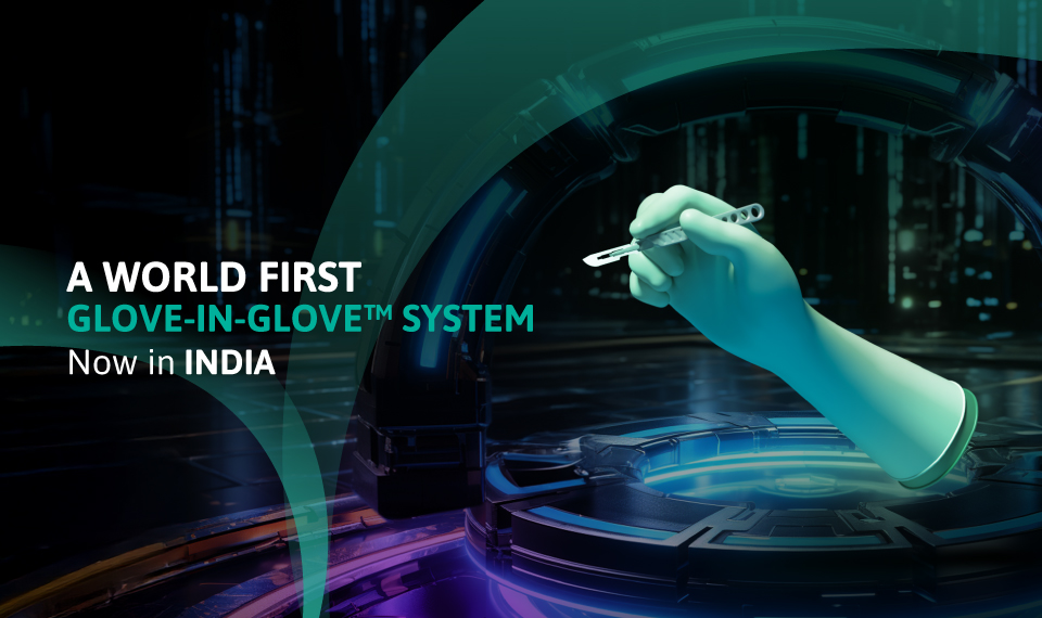 An image featuring the GAMMEX® PI Plus Glove-in-Glove™ System 