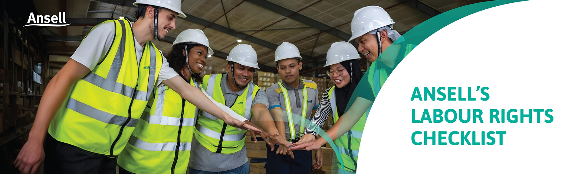 Workers unite to highlight Ansell’s Labour Rights Checklist, ensuring fair treatment, safety, and ethical labor practices in the workplace