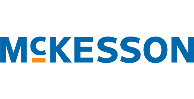 Image of McKesson logo that is one of Ansell's distributors for users to purchase Ansell products at their website
