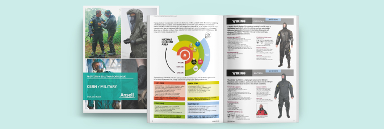 Image of VIKING™ diving suit catolague with specific focus on product features and benefits