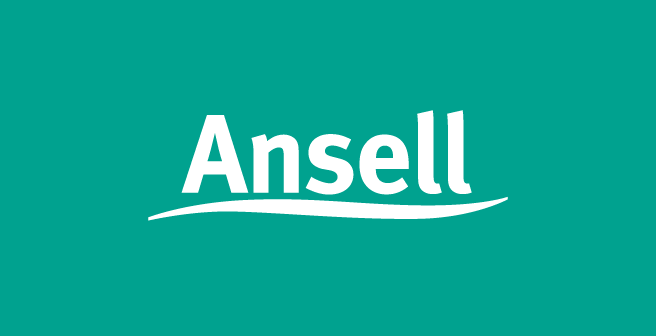Ansell Reversed White Logo