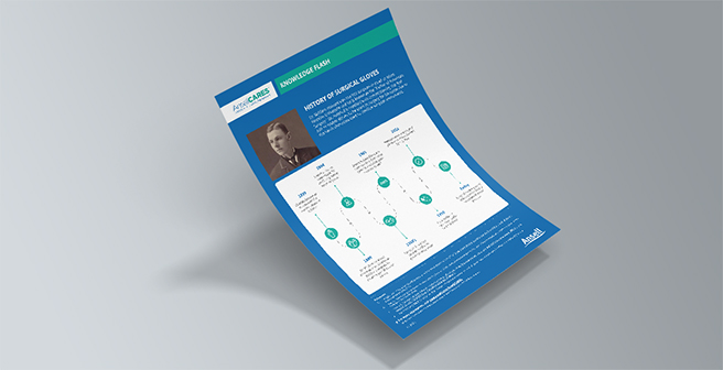 AnsellCARES Knowledge Flash Thumbnail - History of Surgical Gloves