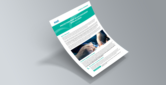 Ansell Cares Protection from an electrosurgery burn accidents thumbnail