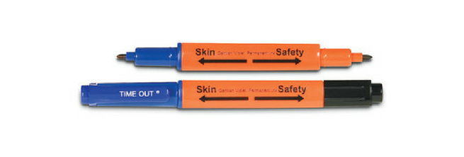 SANDEL 2-in-1 Marker - One Marker Cap On and One Marker Cap Off