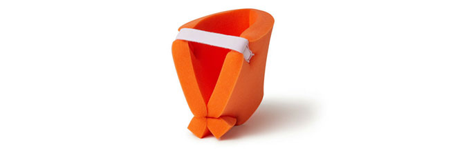 SANDEL ProForm Heel Positioner Orange Product - Front