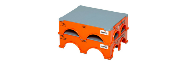 SANDEL Ergo-Step Stool - Two Stacked Stools