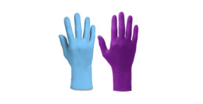 Image of KimTech gloves that are suitable for glove recycling under RightCycle PPE recycling program