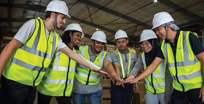 Workers unite to highlight Ansell’s Labour Rights Checklist, ensuring fair treatment, safety, and ethical labor practices in the workplace.