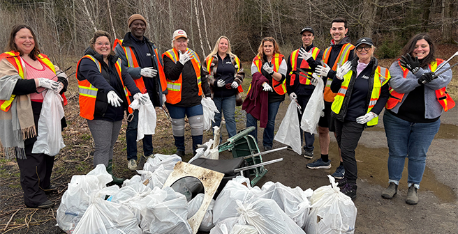Park cleanup in Canada