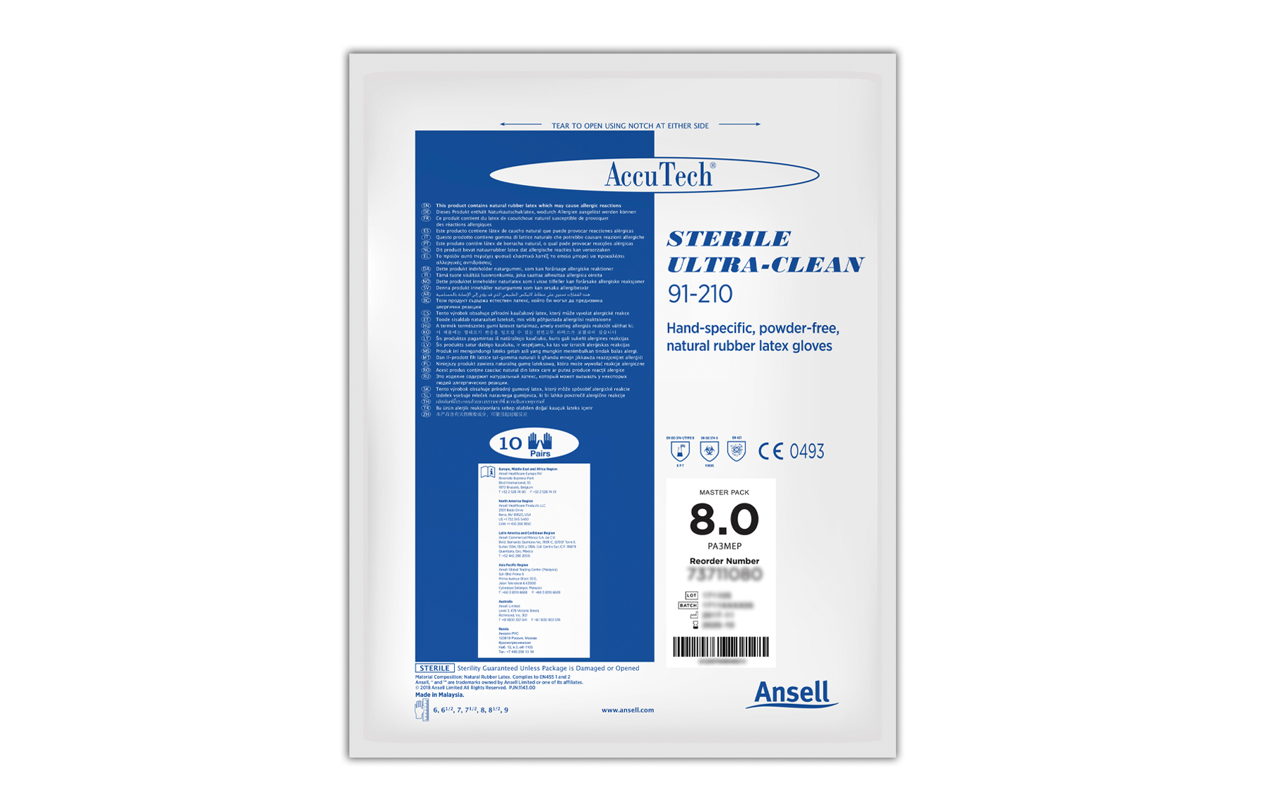 Accutech 91-210 Glove Bag