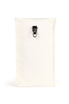 ANSELL Glove Bag,18In,White,Canvas,Belt Clip White BAG 18 