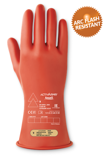 ActivArmr Electrical Insulating Gloves Class 00 - RIG0011R
