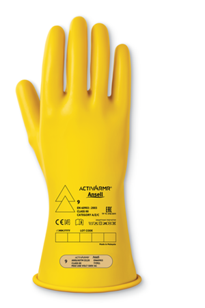 Перчатки ActivArmr, обеспечивающие электроизоляционную защиту класса 00 - RIG0011Y
