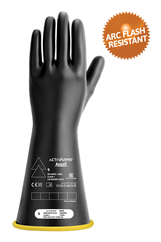 ActivArmr Bi-Color Electrical Insulating Gloves Class 1 – RIG114YBSC