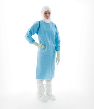BioClean-C™ sterilt förkläde med ärmar för kemoterapi S-BCAS