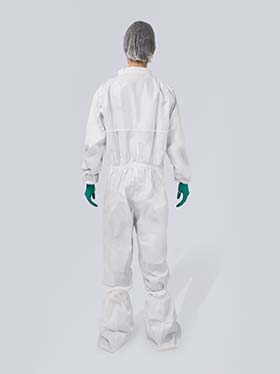 BioClean-D™ Coverall with Collar BDCCT