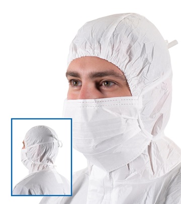 Masque facial non stérile BioClean™ MTA avec lacets