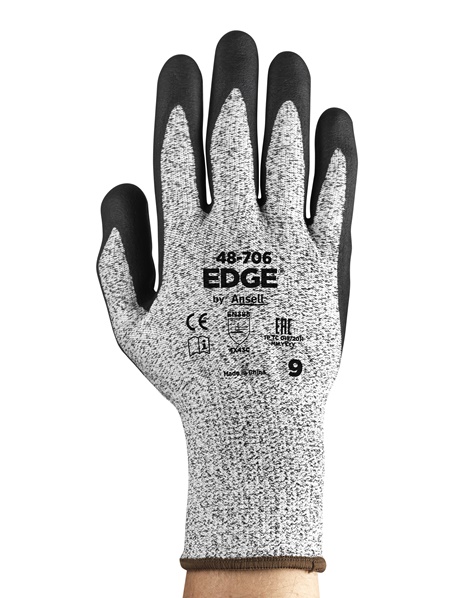 EDGE® 48-706 Cut and abrasion-resistant gloves granting excellent dexterity for medium-duty tasks