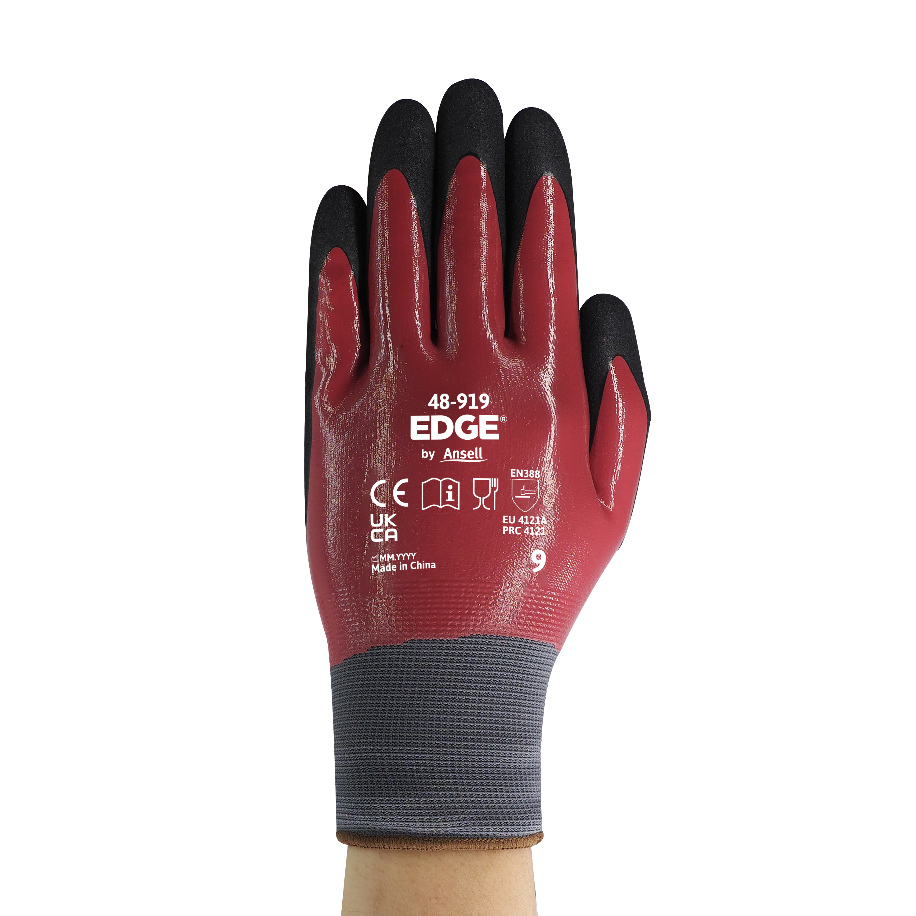EDGE® 48-919 Light-duty safety gloves delivering excellent grip and abrasion and oil protection