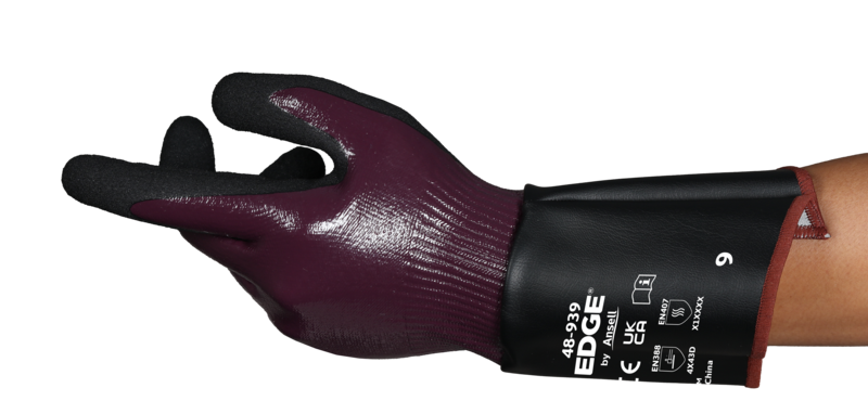 EDGE® 48-939 Economical solution for medium duty applications requiring high cut resistance, grip & oil-repellence performance in oily environment