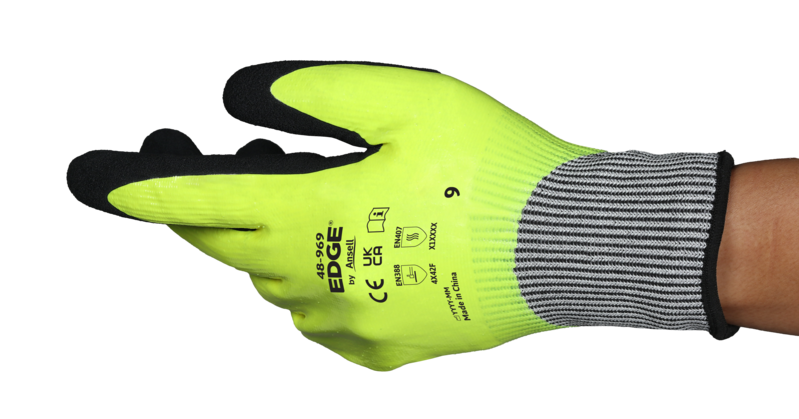 EDGE® 48-969 Economical solution for medium duty applications requiring very high cut resistance, grip & oil-repellence performance in oily environment