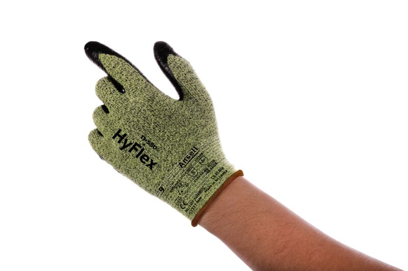 HyFlex® 11-550 Versatile abrasion-resistant gloves, designed with nitrile coating for enhanced grip