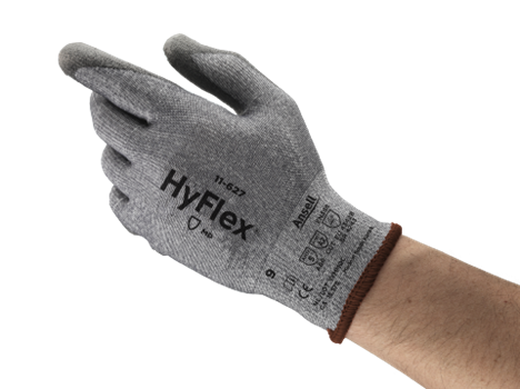 Ansell HyFlex® 11-627 abrasion-resistant polyurethane gloves