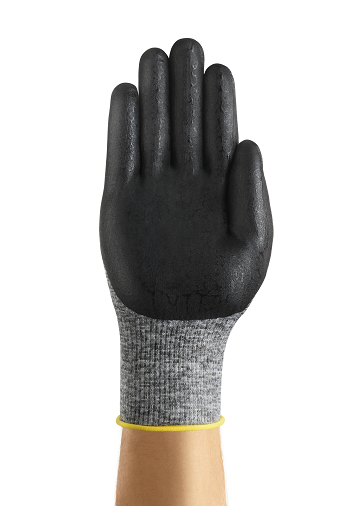 HyFlex® 11-801 Industrial safety gloves with 30% greater breathability and a dirt-masking dark liner