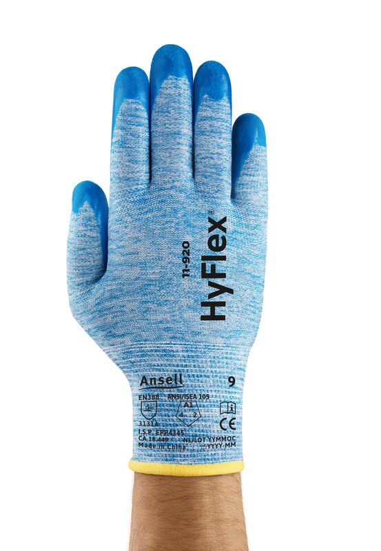 HyFlex® 11-920 Highly durable liquid-repellent industrial gloves, delivering superb grip performance