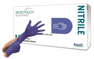 MICRO-TOUCH® Xanh lam Nitrile
