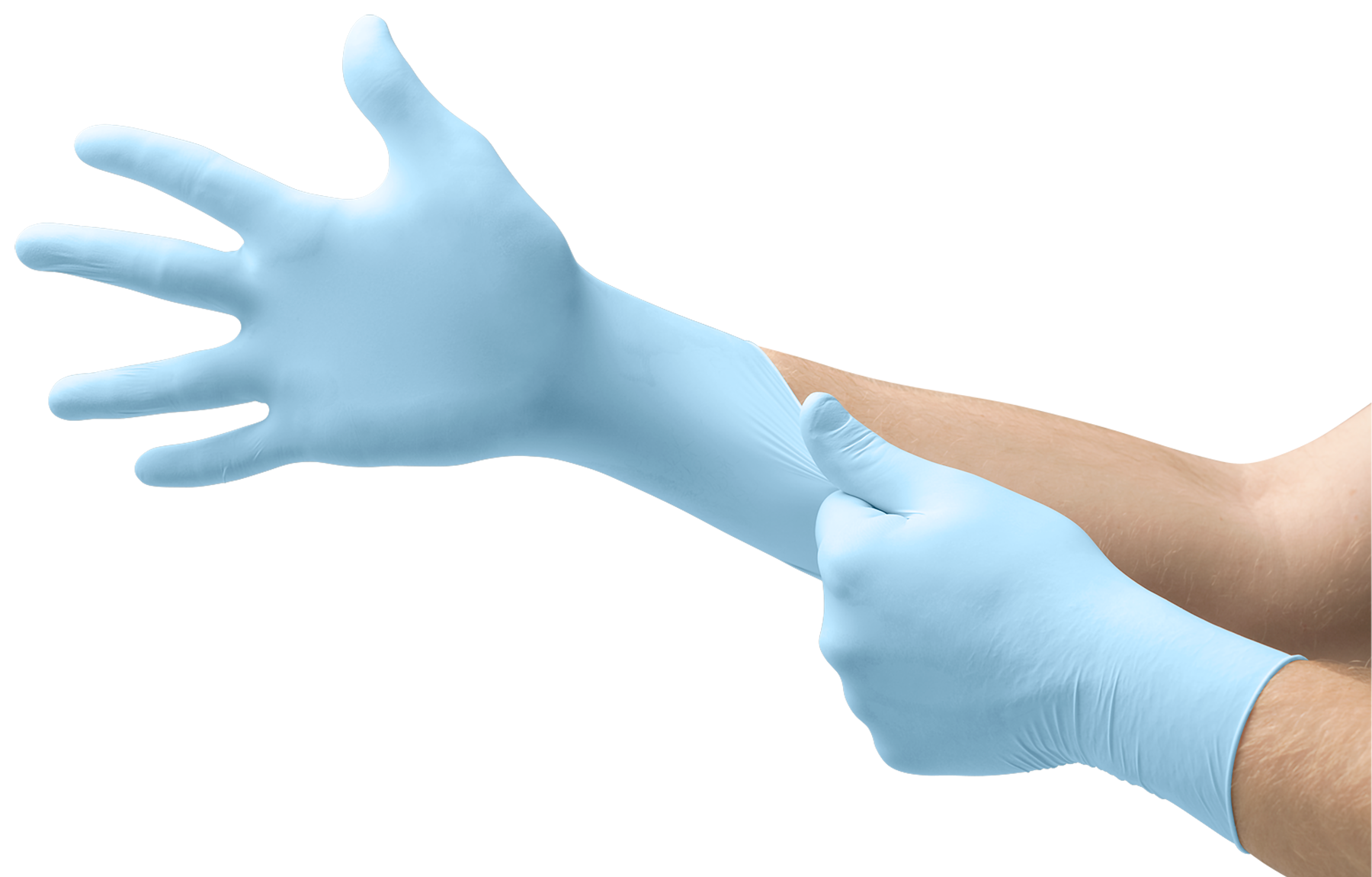 MICRO-TOUCH DENTA-GLOVE Blue Nitrile Gloves