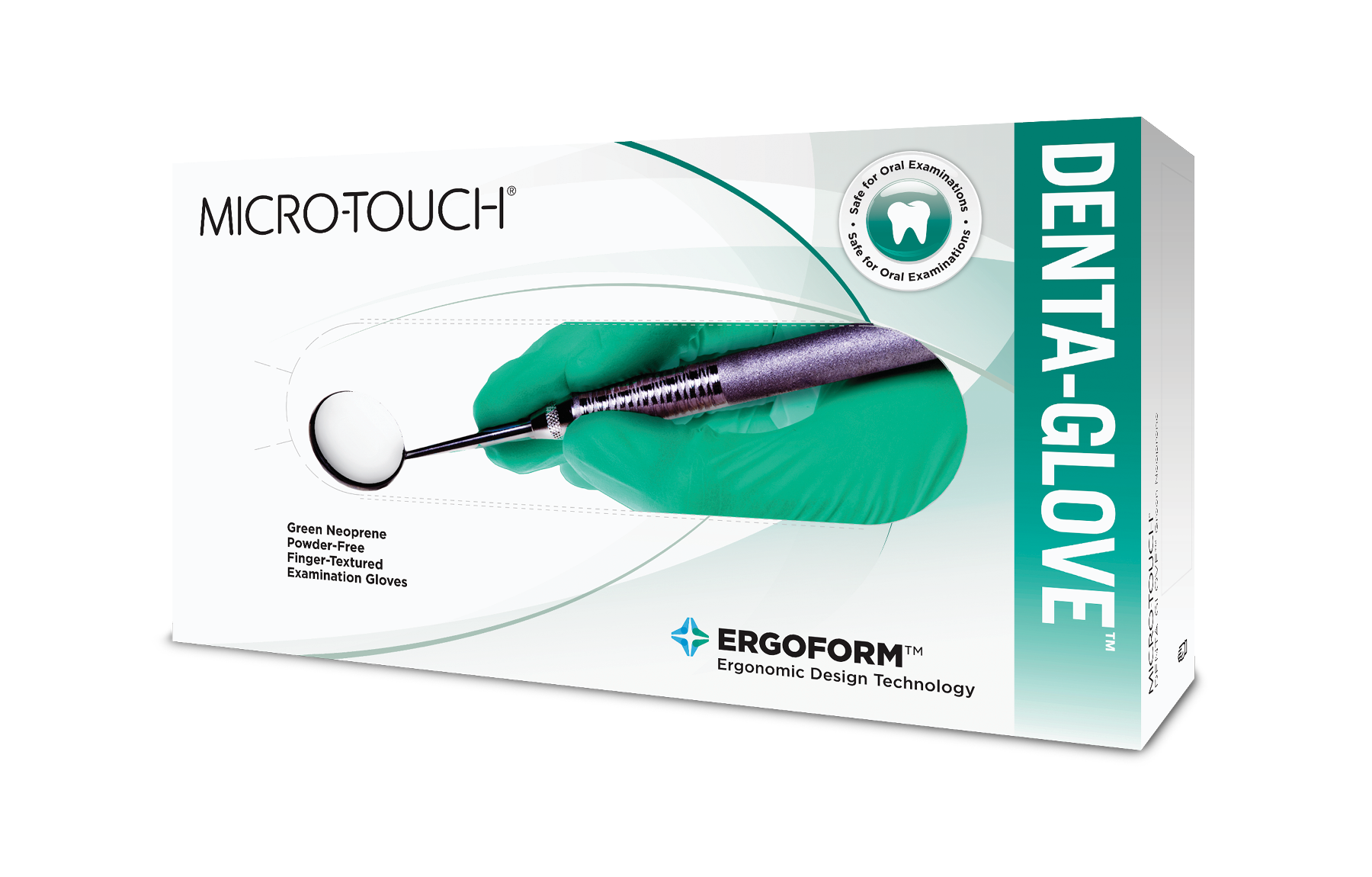 MICRO-TOUCH DENTA-GLOVE Green Neoprene Glove Box