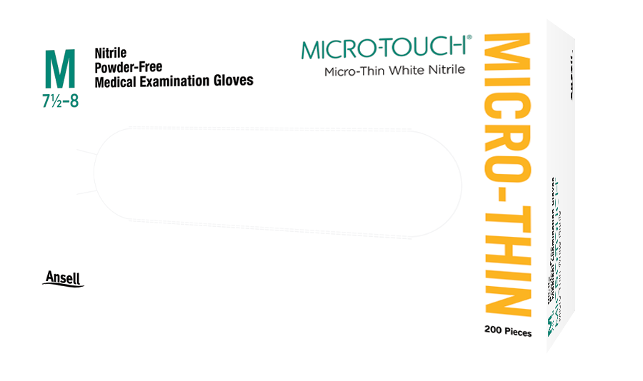MICRO-TOUCH Micro-Thin White Nitrile Glove Box