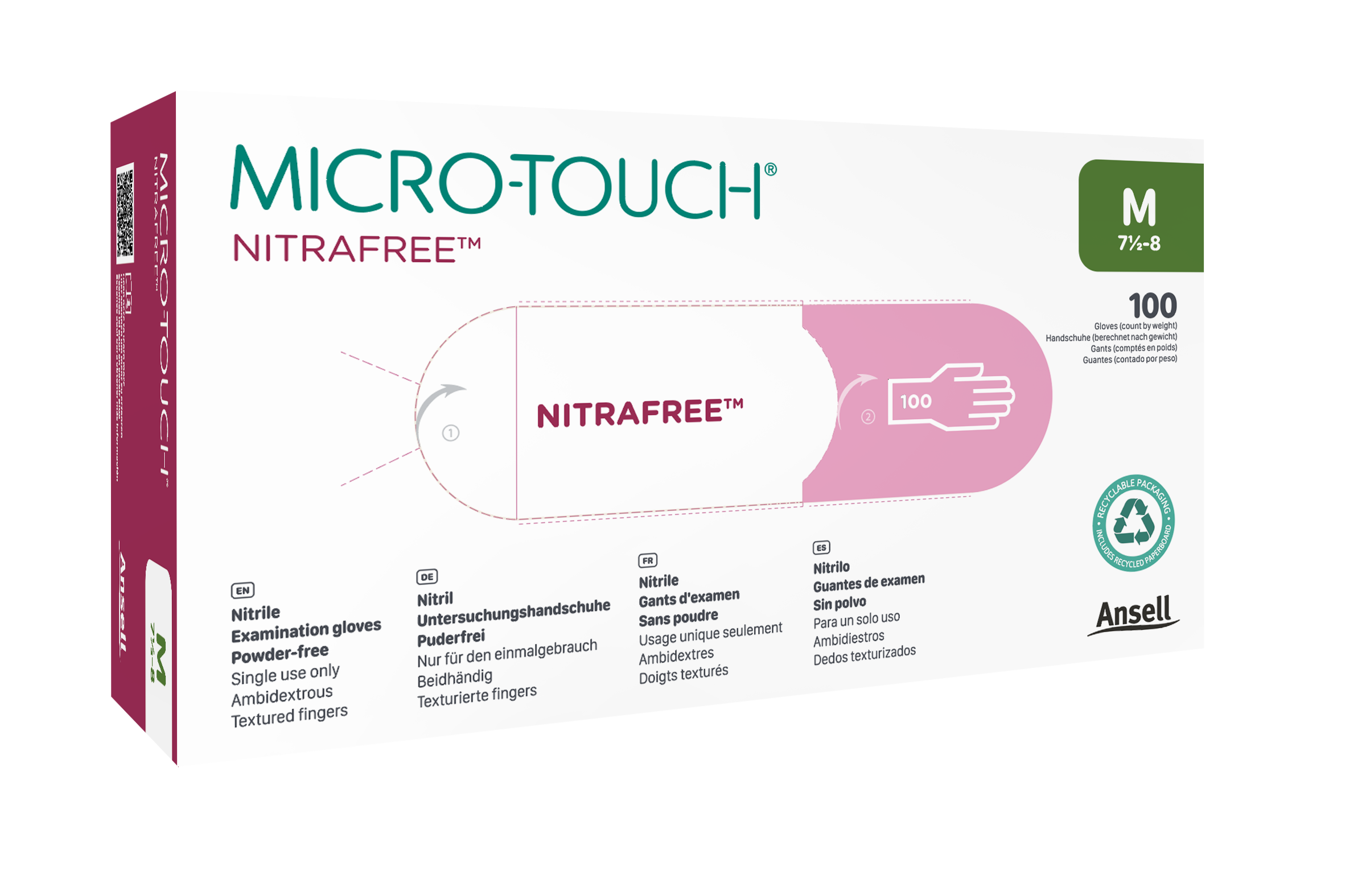 MICRO-TOUCH® NITRAFREE™ Provides comfortable and reliable hand protection