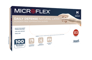 MICROFLEX® Daily Defense Natural Latex 10-754