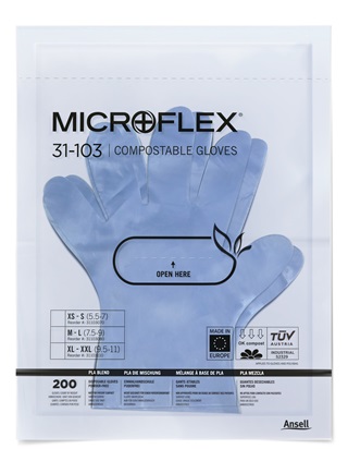 Gants compostables MICROFLEX® 31-103