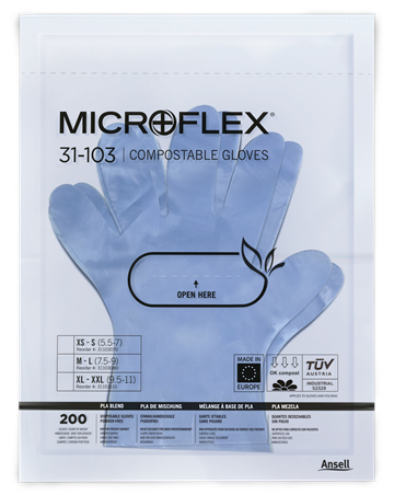 Gants compostables MICROFLEX® 31-103