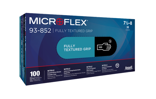 Microflex 93-852 Glove Packaging