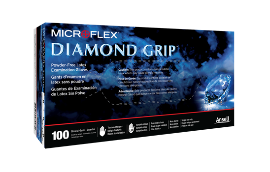 Disposable Latex Gloves | MICROFLEX MF-300 Diamond Grip Gloves