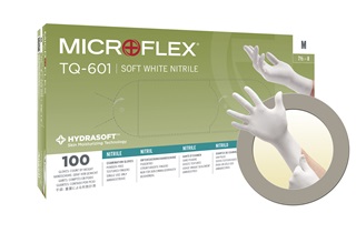 MICROFLEX® Soft White Nitrile TQ-601 ソフトホワイト