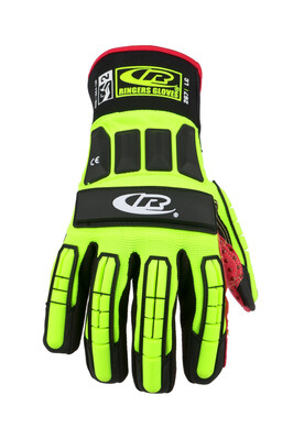 RINGERS® R267 Heavy-duty, oil-resistant impact gloves with a Silicone Dot® palm for enhanced grip
