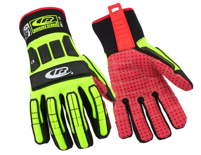 RINGERS® R267 Heavy-duty, oil-resistant impact gloves with a Silicone Dot® palm for enhanced grip