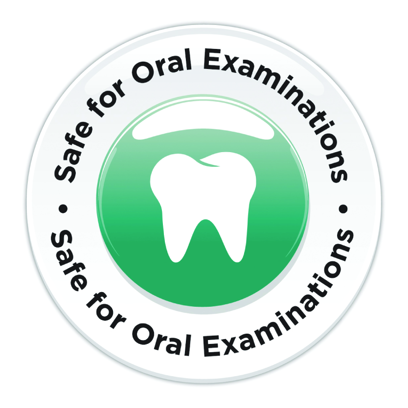 Safe for Oral Exam Green Neoprene