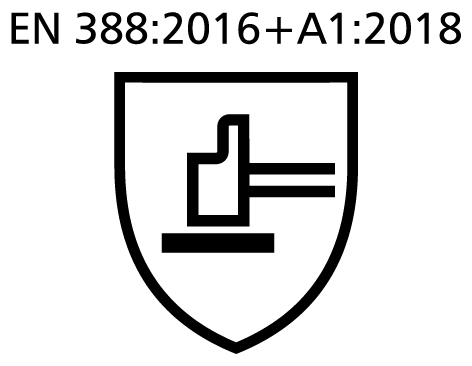 EN 388:2016 + A1:2018