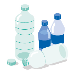 Saving 122,250 grams of plastic, the equivalent of 9,780 plastic water bottles
